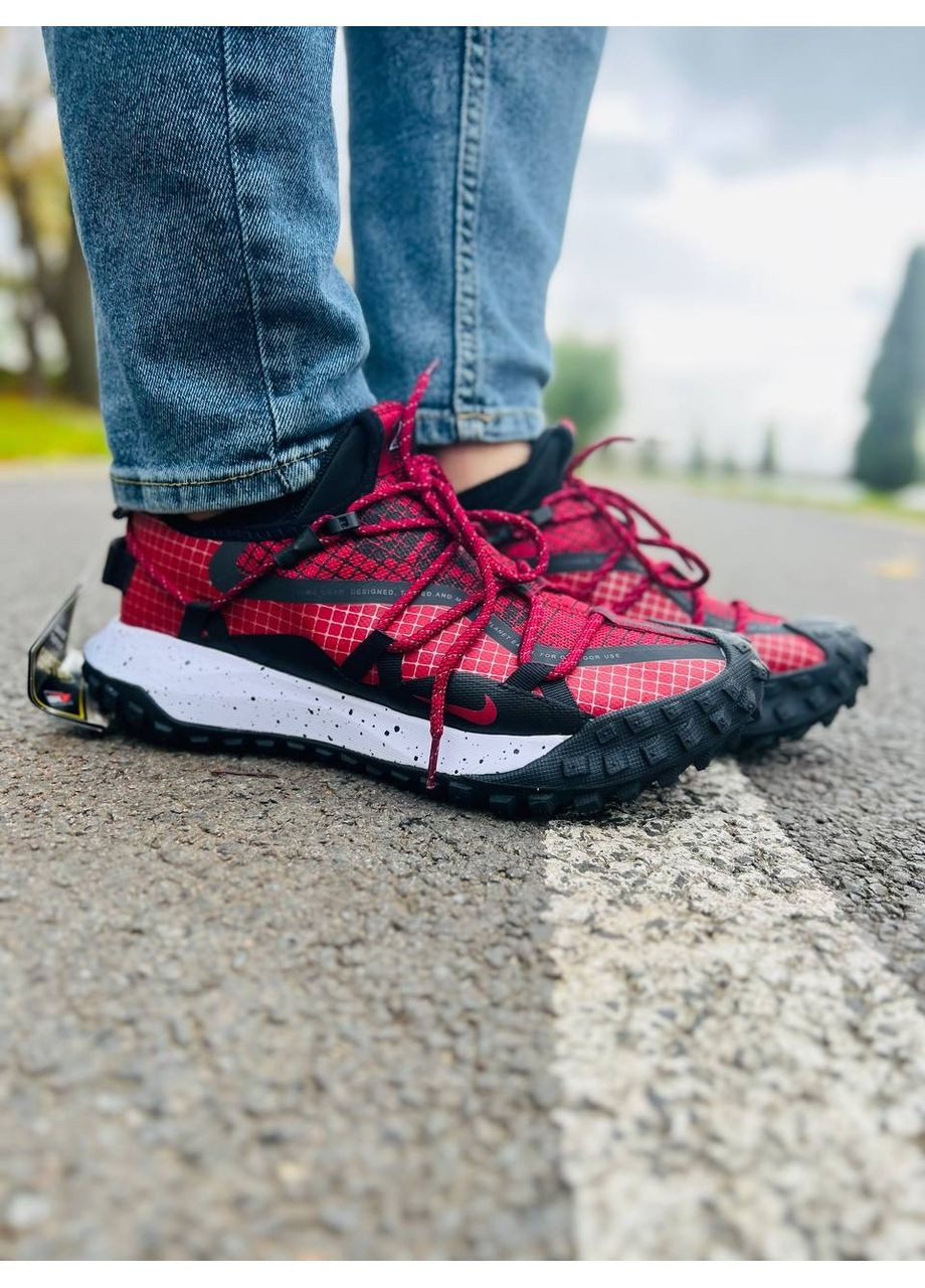 Цветные демисезонные кроссовки мужские nike acg mounth low red найк асж маунс No Brand