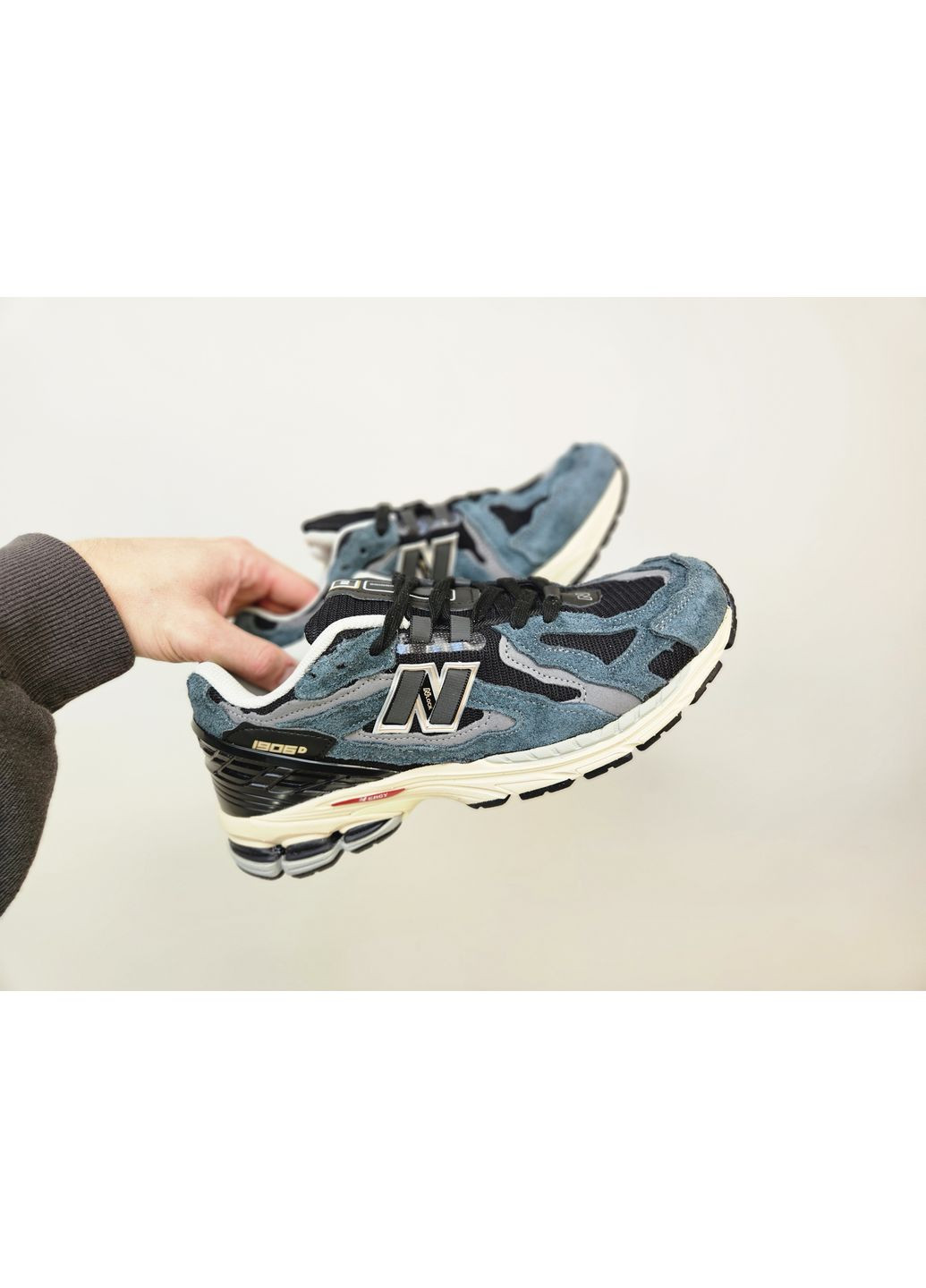 Кроссовки женские и мужские New Balance 1906D Protection Pack Black Grey | Нью Беланс 1906D темно-серые No Brand тёмно-серые демисезоны (362672576)