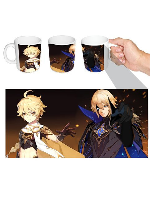 Чашка біла Ітер Дайнслейф Геншин Удар Genshin Impact (z0483) No Brand (327004313)