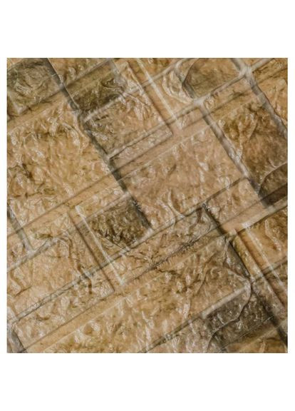 Самоклеюча декоративна 3D панель під цеглу мікс (Пустеля) 700x770x5мм Loft Expert (300241528)