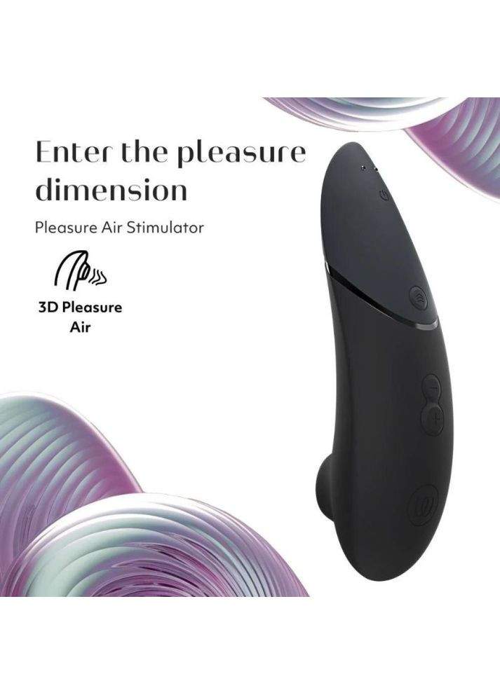 Вакуумний кліторальний стимулятор Next Black, чорний Womanizer (331168733)