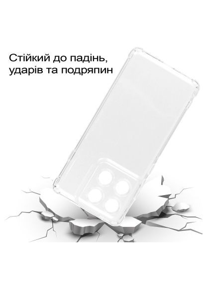Чохол до мобільного телефона (713806) BeCover Anti-Shock Motorola Edge 60 Pro Clear (366159211)