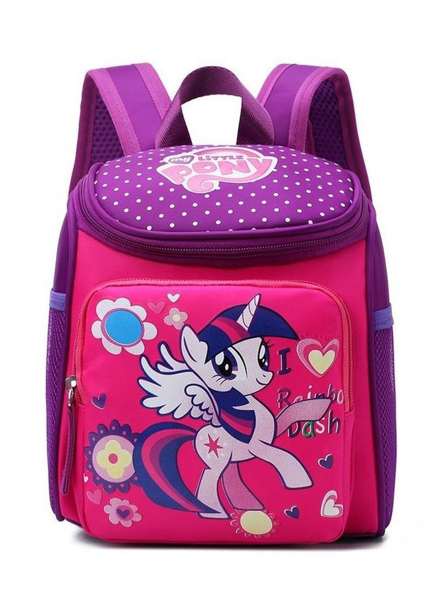 Рюкзак маленький детский на 3-4 года девочке My Little Pony розово фиолетовый No Brand (296008234)