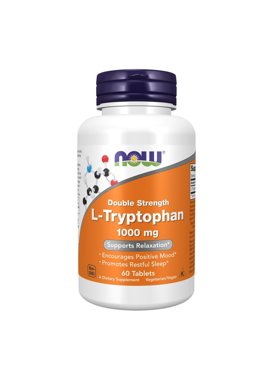 L-Tryptophan Double Strength 1000mg - 60 tabs Now Foods (369399853)