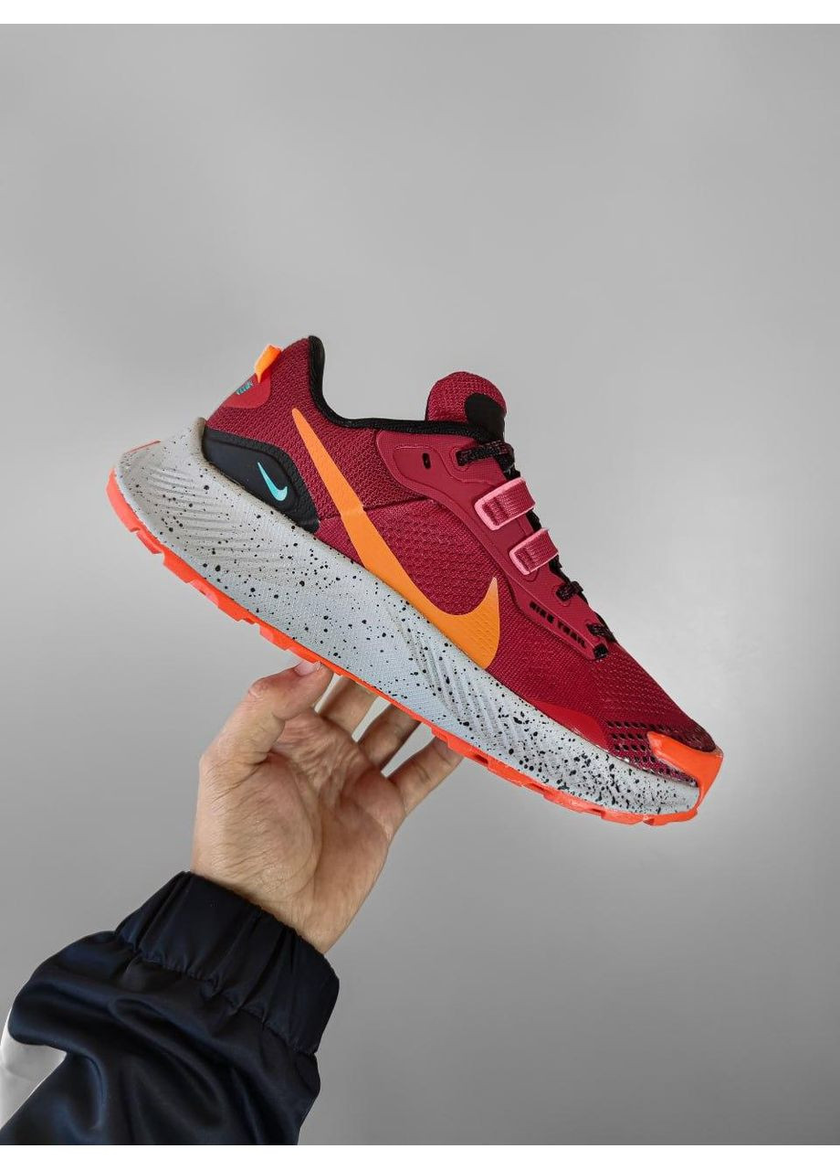 КРОССОВКИ ЖЕНСКИЕ NIKE PEGASUS TRAIL 3 BORDO НАЙК ПЕГАСУС ТРЕИЛ No Brand чёрные демисезоны (369387658)