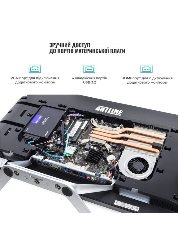 Моноблок Business F23 (F23v15Win) Black ARTLINE (372464281)