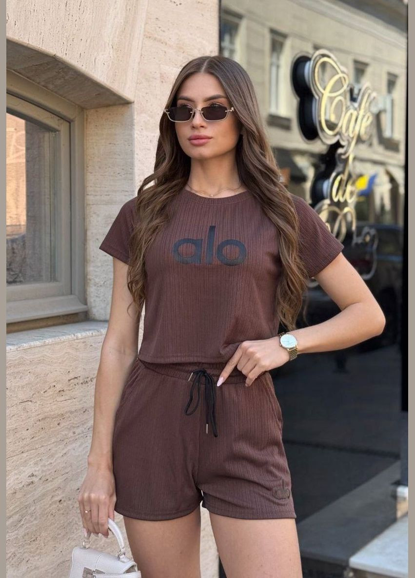 Стильний Костюм Весна/Літо Американський Рубчик дуже гарної якості🔥 No Brand (341083206)