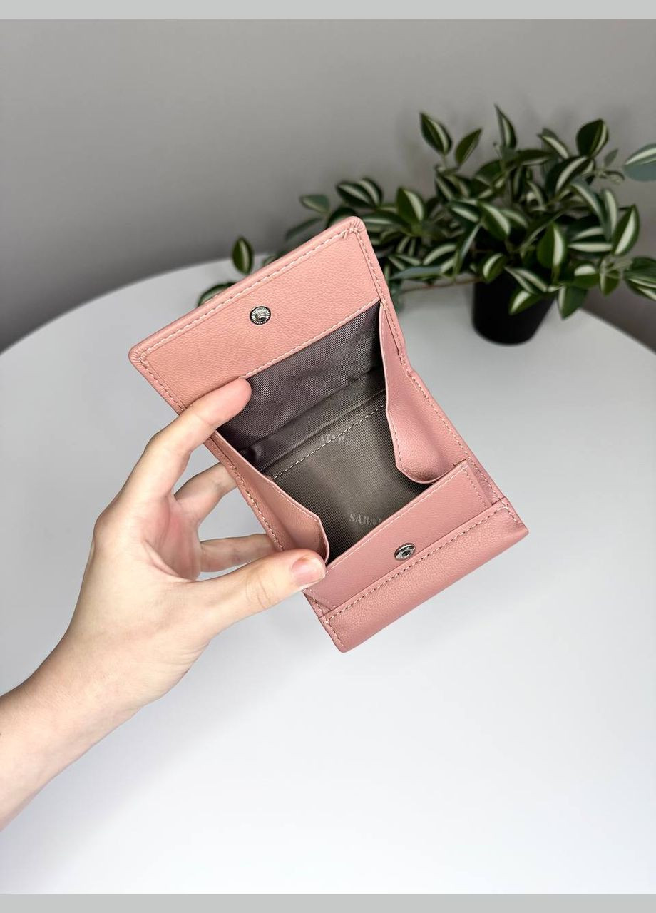 Жіночий гаманець на кнопці з євромонетницею Saralyn (294983643)