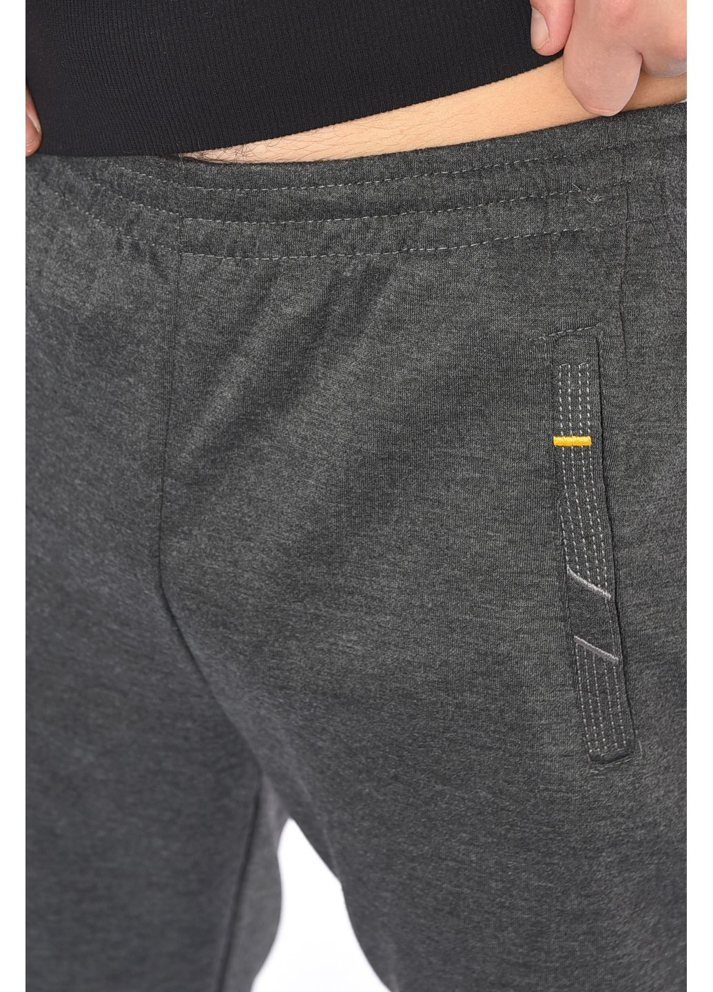 Темно-серые спортивные демисезонные зауженные брюки Let's Shop