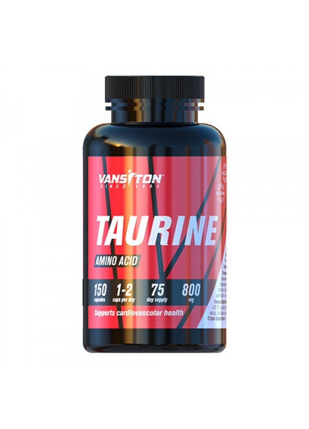 Амінокислота Taurine, 150 капсул Vansiton (293339154)