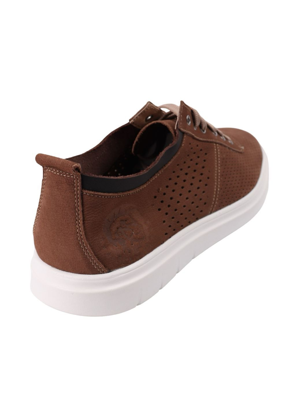 Коричневі кеди чоловічі коричневі натуральний нубук Maxus Shoes 148-24LTSP