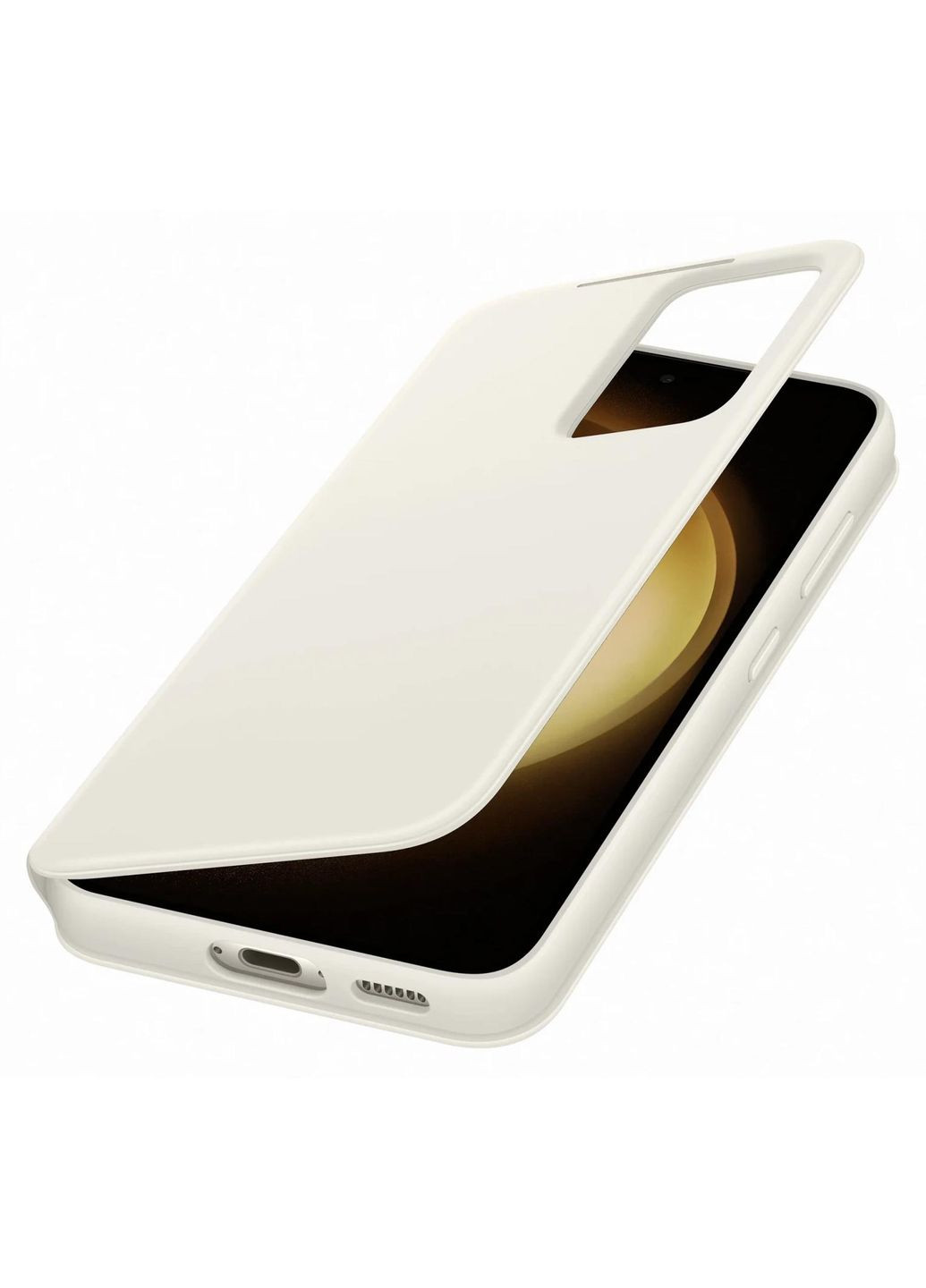 Чохол-книжка Smart Clear View Cover для Galaxy S23 SM-S911 Cream (EF-ZS911CUEGRU) Samsung (370614729)