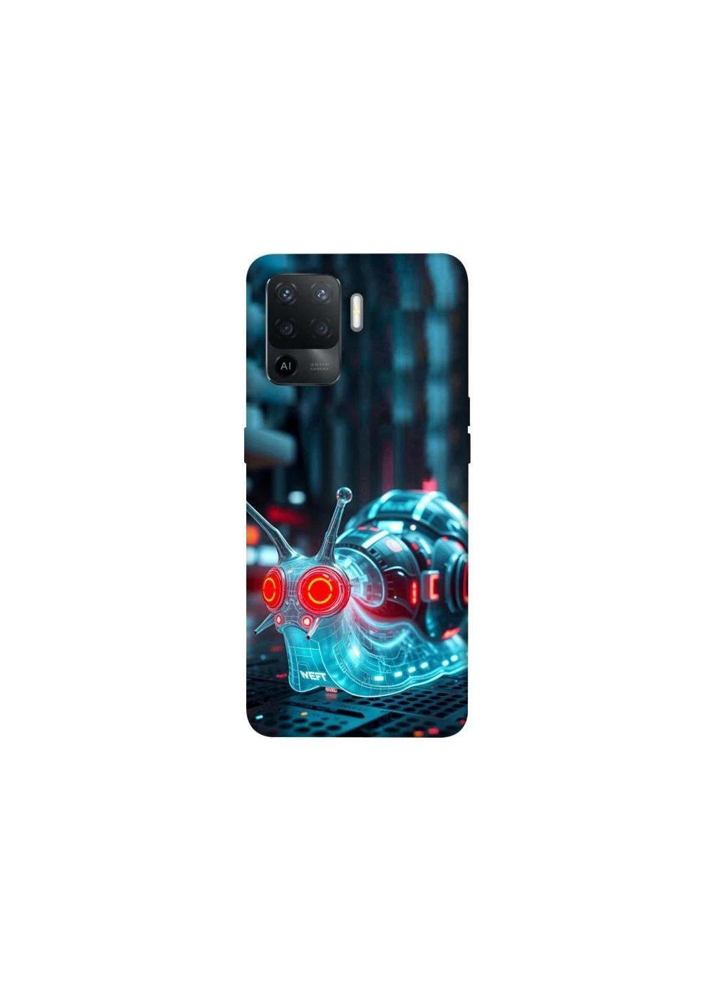 Чехол на Oppo Reno 5 Lite Cyber Snail Frontalka (376081014)