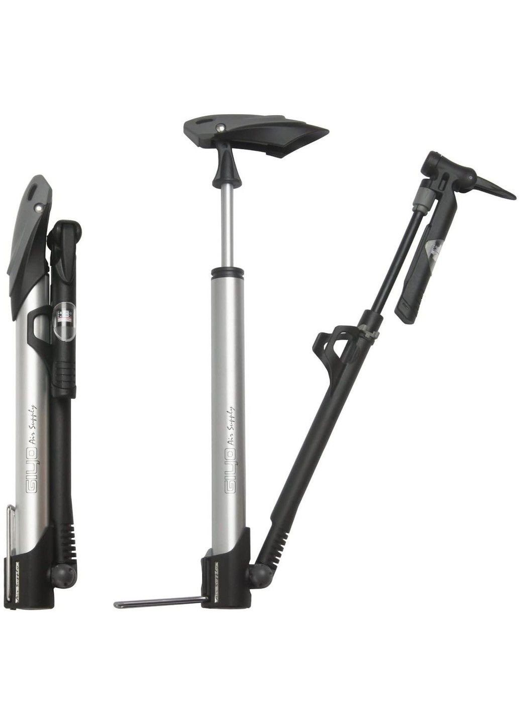 Велонасос GIYO GM-71 с манометром 140PSI Valve (356453215)