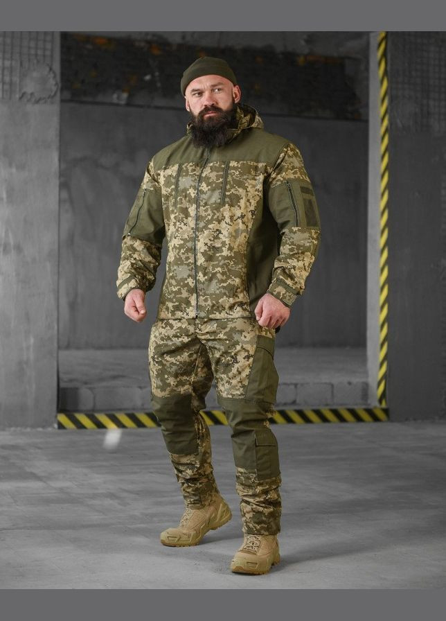 Тактичний весняний костюм Горка піксель No Brand