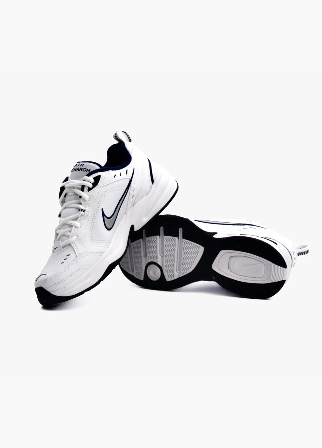 Білі Осінні кросівки чоловічі air monarch iv white 415445-102 Nike