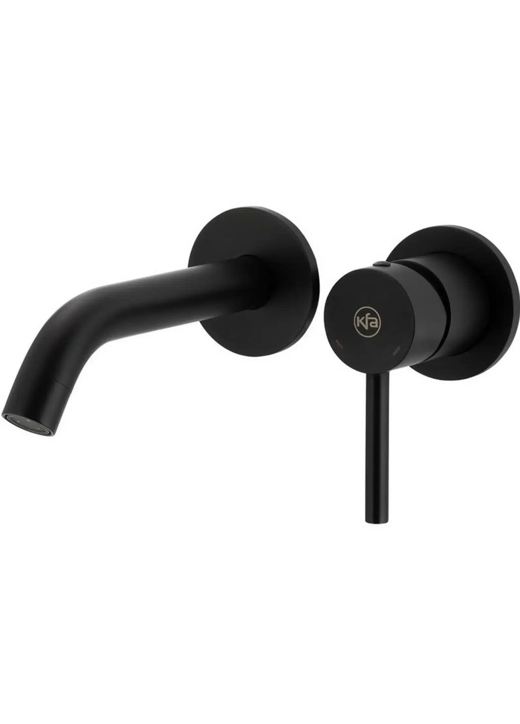 Смеситель для умывальника Armatura 5039810-81 Moza Black настенный скрытого монтажа Kfa Armatura 059388 (316463442)