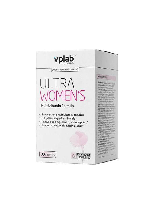 Витамины и минералы Ultra Women's Multivitamin, 90 каплет VPLab Nutrition (334705324)