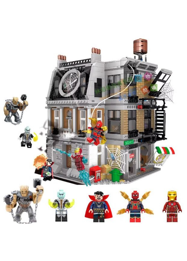 Великий дитячий конструктор супергерої Super Heroes набір фігурок супер герої Людина Павук 1004 деталей Diy (358202843)