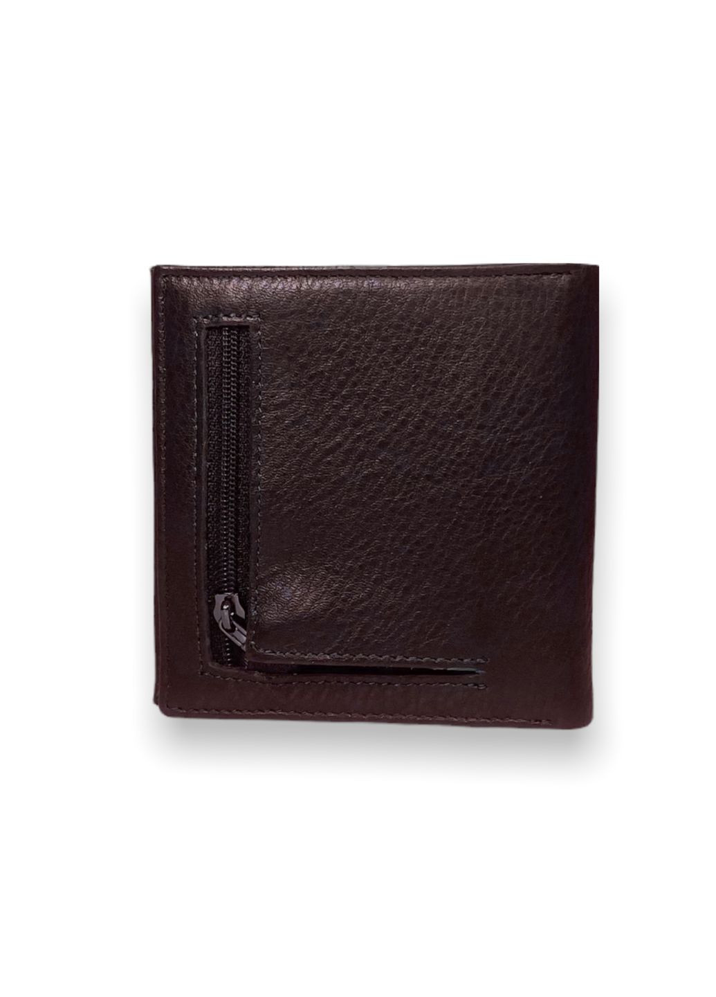Чоловічий шкіряний гаманець 045B два відділи для купюр 12осередків для карт.10*10*2 5см коричневий Cardinal (266911725)