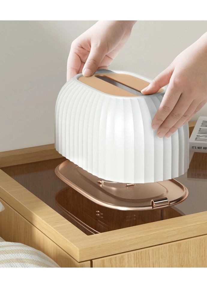 Диспенсер для серветок 14776 10.7х13.5х22.2 см білий No Brand (324413611)