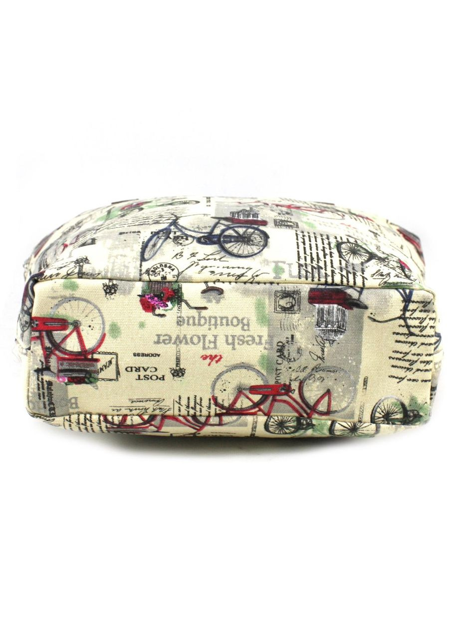 Жіноча сумка шопер 2704.103 бежева з червоним Wallaby (348418844)