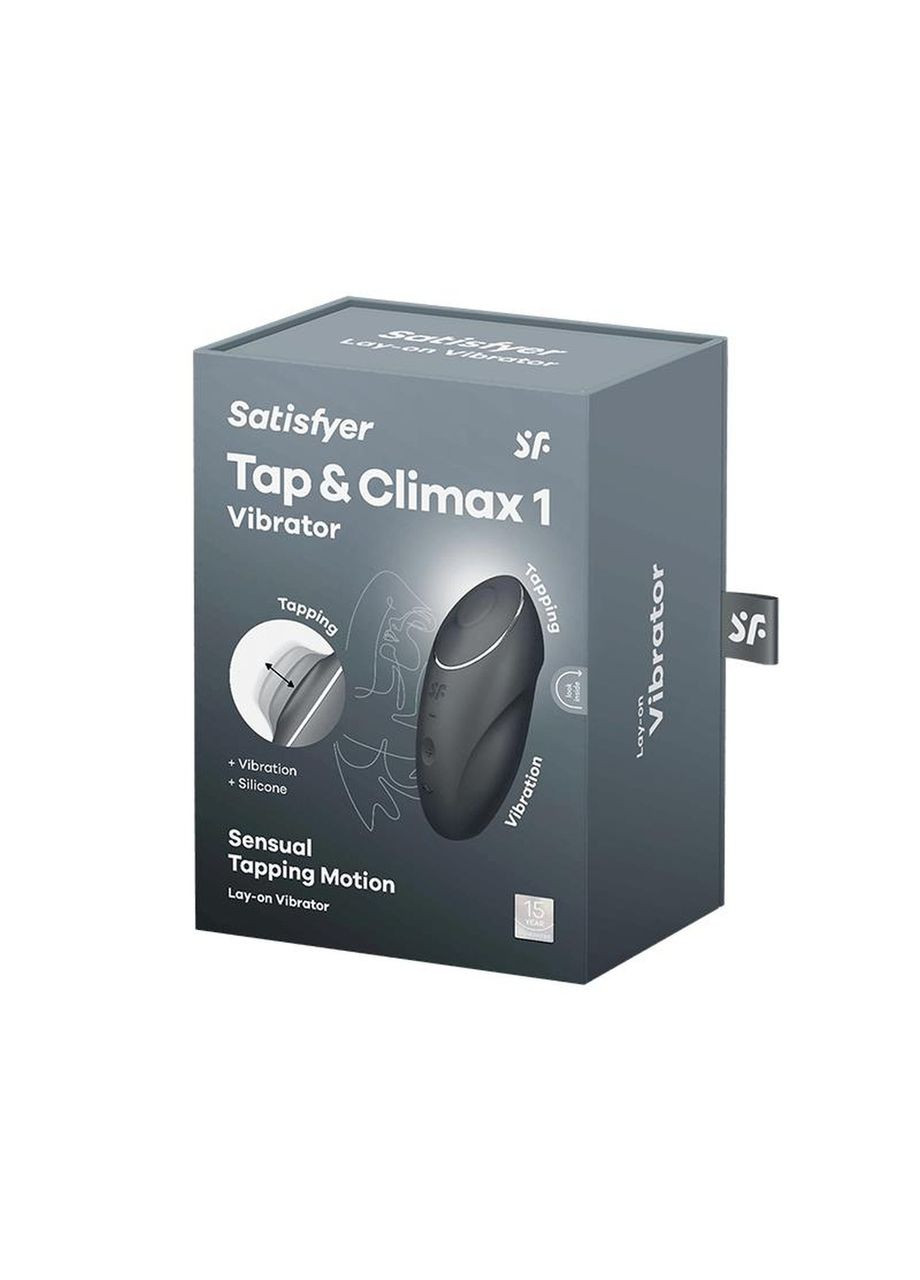 Кліторальний стимулятор Tap & Climax 1 Grey Drive Satisfyer (322535862)