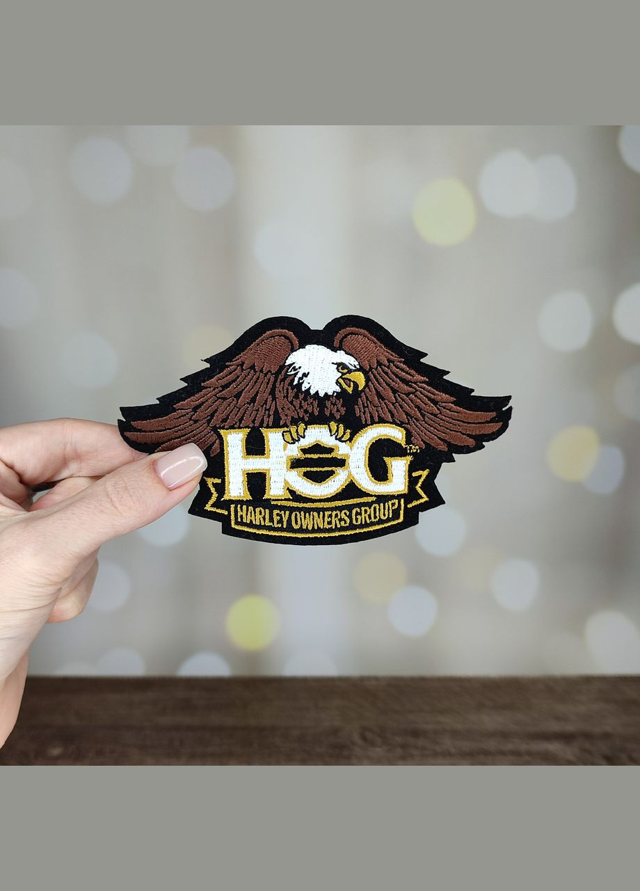 Нашивка, патч "Harley Davidson. HOG. Harley Owners Group" SureGeek (317046401)