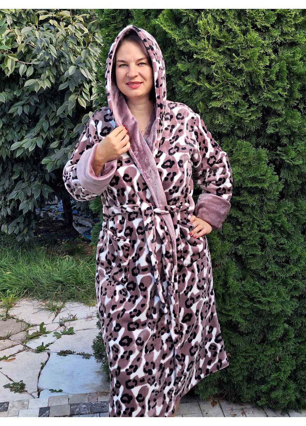 Махровый халат No Brand лео (361253591)