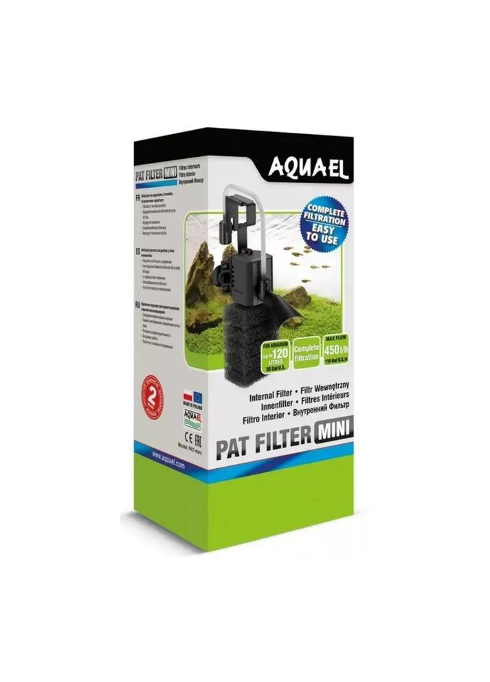 Фільтр для акваріума внутрішній Pat-Mini 450 л/год до 120 л Aquael (355794810)