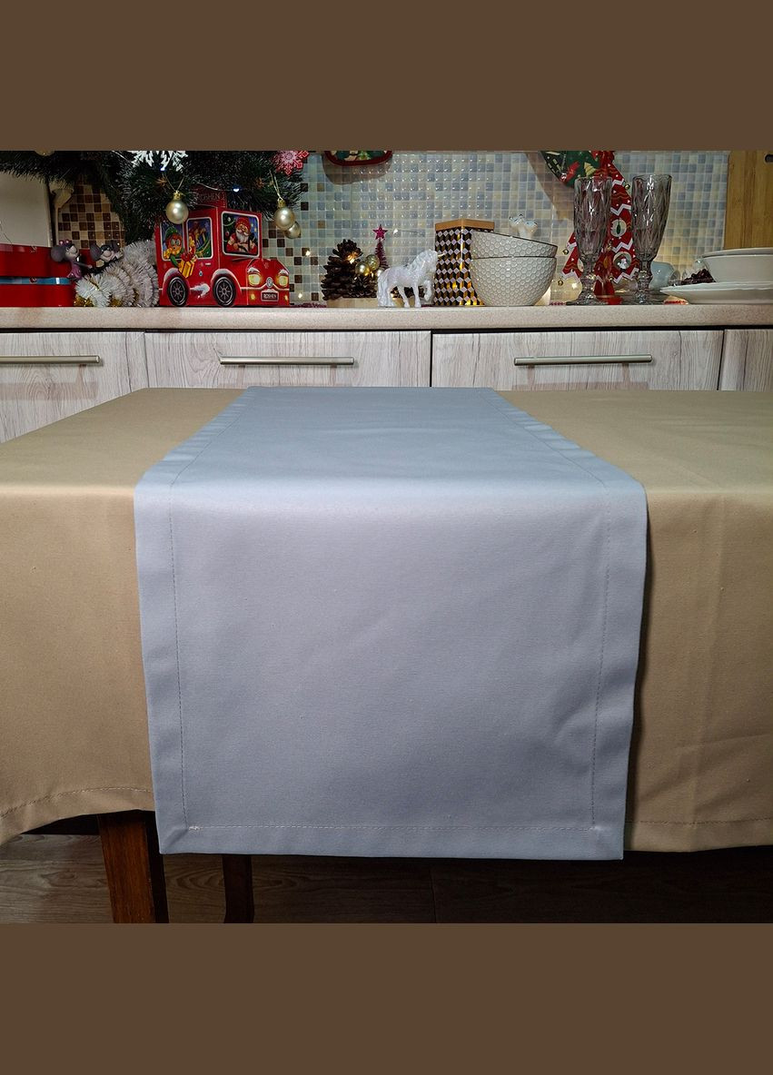 Ранер Loisa водостійкий 30х100 см сірий (2800004658423) SoundSleep (314459647)