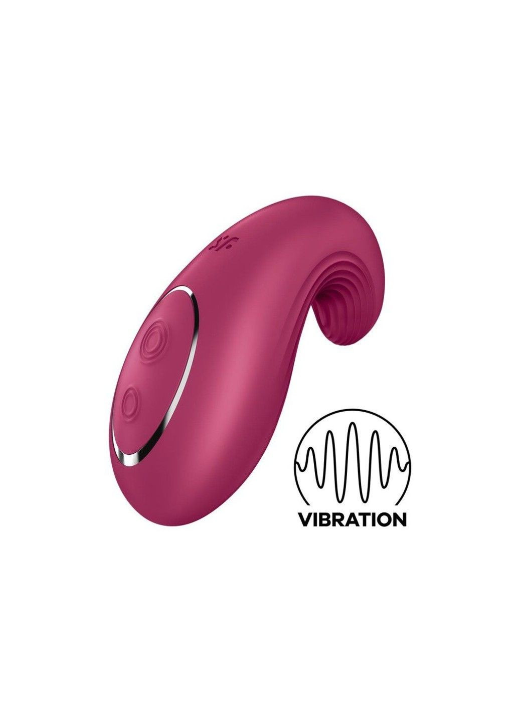 Вибратор Dipping Delight Berry, 2 мотора, гибкий кончик Satisfyer (322740449)