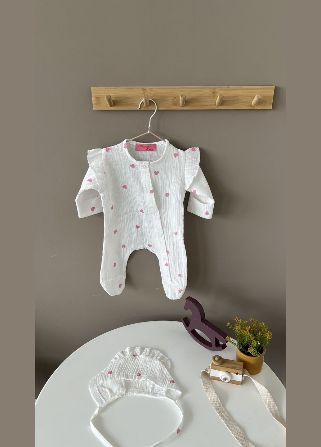 Мусліновий чоловічок з шапочкою No Brand (329899688)