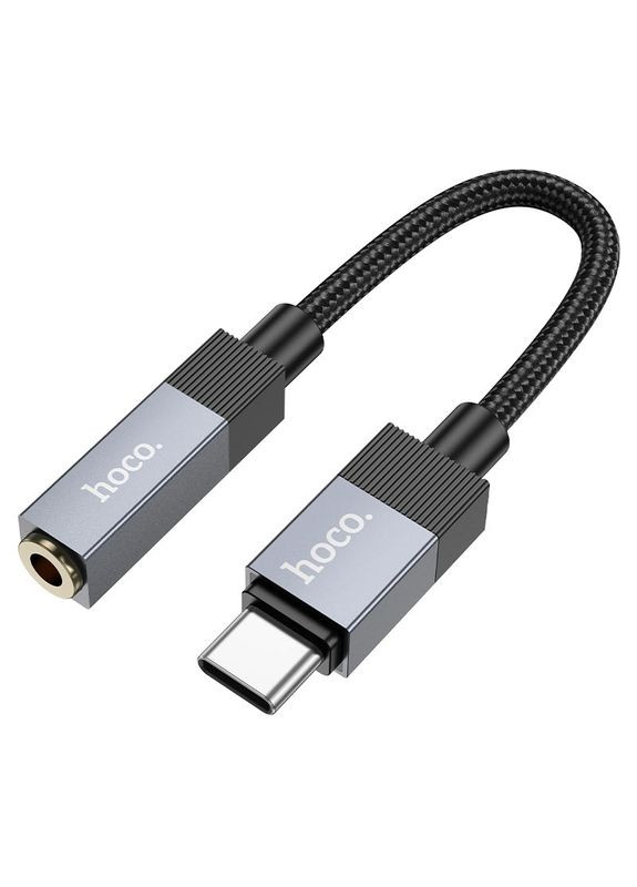 Кабель UPA32C Clever digital audio converter Type-C to 3.5 Black Hoco (359401657)