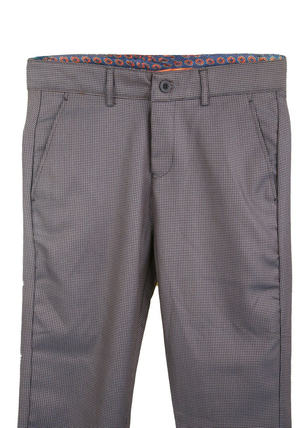 Серо-коричневые кэжуал демисезонные брюки Mtp