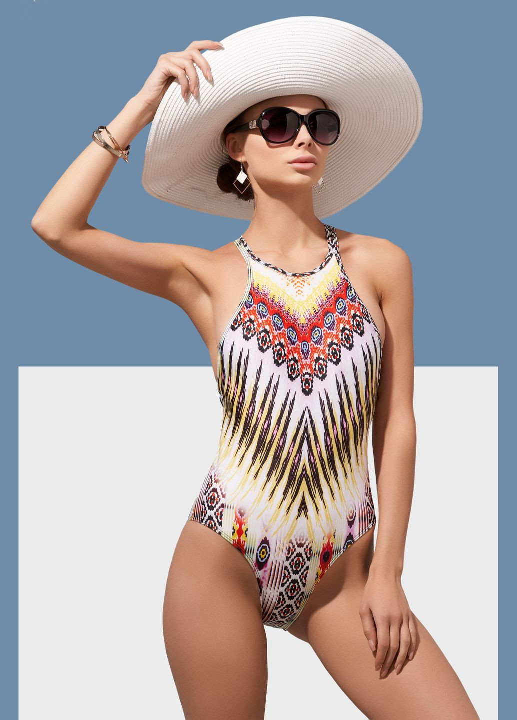 Прозрачный летний купальник No Brand