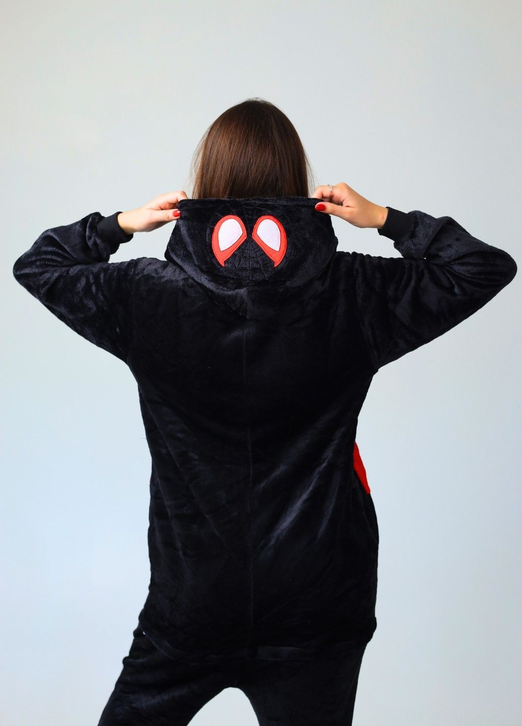 Кигуруми пижама Человек Паук Майлз Моралес женская черная Lalapka (365783488)