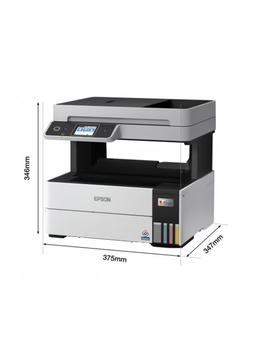 МФУ ink color A4 EcoTank L6490 37_23 ppm Fax ADF Duplex USB Ethernet WiFi 4 ink Pigment Epson (315040910)