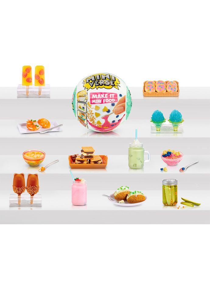 Игровой набор для творчества "Создай кафе" 505396 серии "Mini Food 3" MGA's Miniverse (336332726)