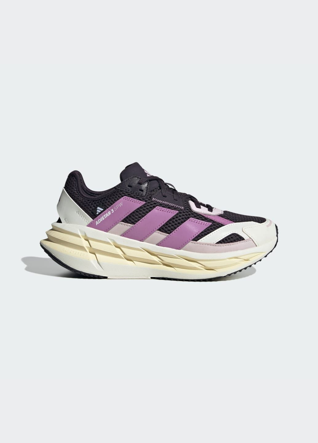 Кроссовки Adistar 3 Sportswear adidas фиолетовые всесезоны (342394699)