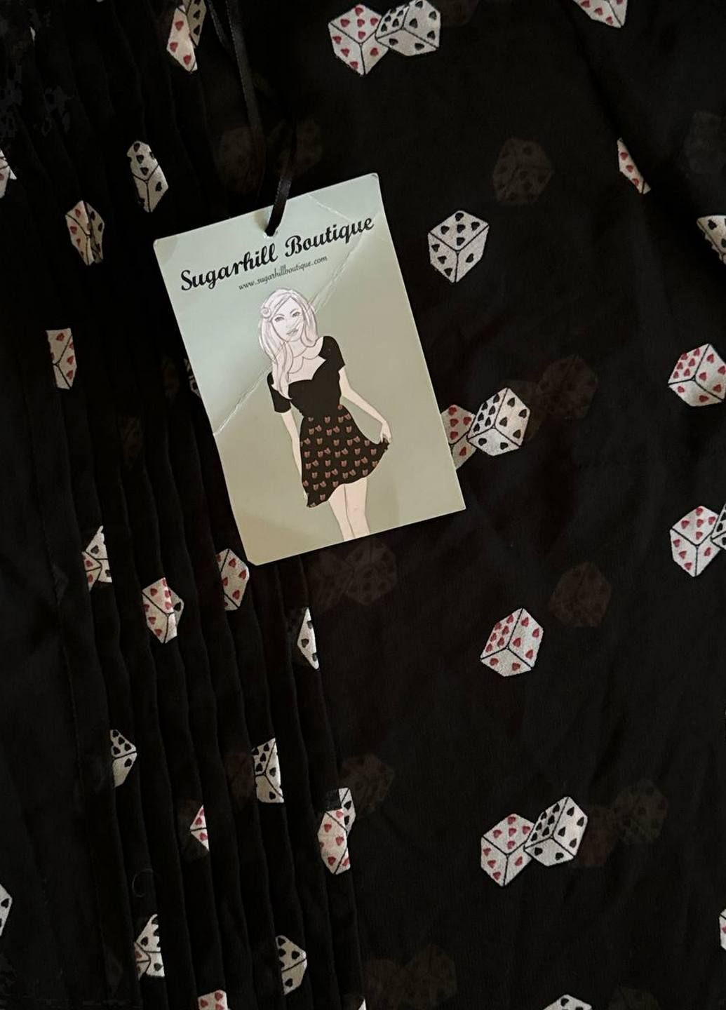 Чорна блузка Sugarhill Boutique