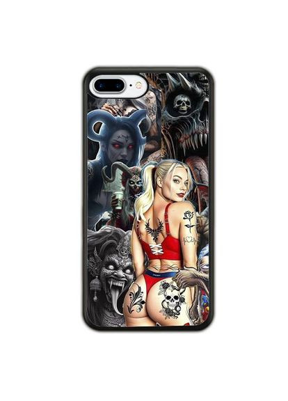 Чохол для Apple Iphone 8 Plus Чорний No Brand (302216175)