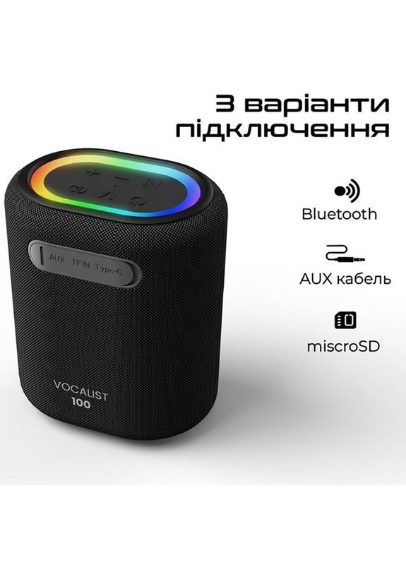 Портативная акустика Vocalist 100 Black (vocalist100.black) HiFuture (323132069)