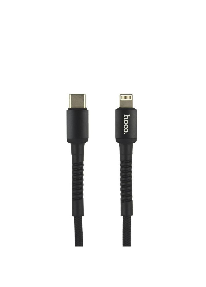 Кабель USB X71 Спеціальний Type-C to Lightning PD 20W 3A 1m Чорний Hoco (317631354)