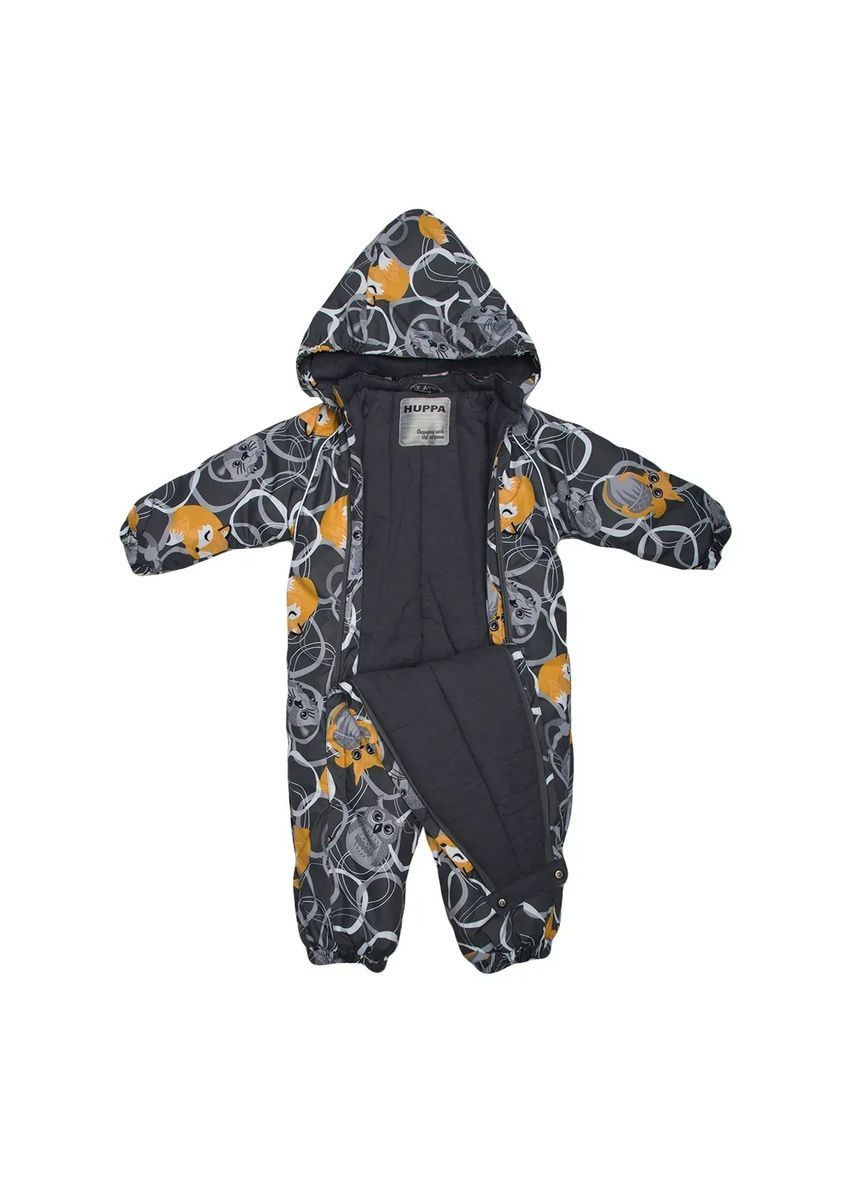 Серая детский зимний комбинезон keira 1, р.80, серый с принтом () Huppa 31920120-23248-080