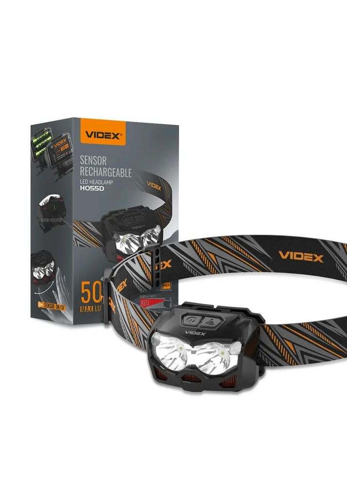 Налобный фонарь VLF-H055D 500Lm 5000K Videx (335835596)