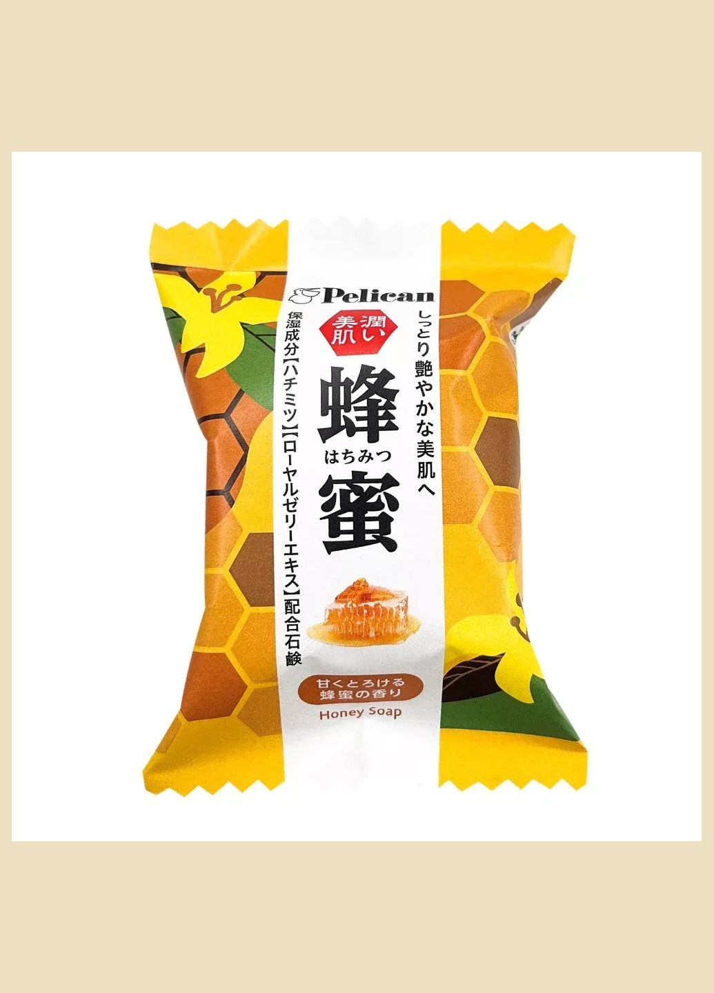 Honey мило з екстрактом меду та маточного молочка, 80 гр PELICAN (365589492)