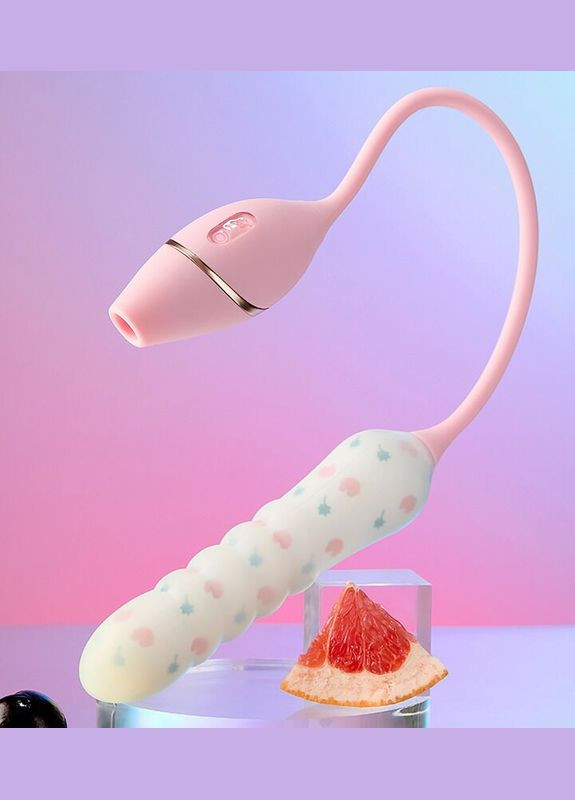 Пульсатор с вакуумным стимулятором KISTOY Cathy Plus на гибкой сцепке KissToy (360966304)