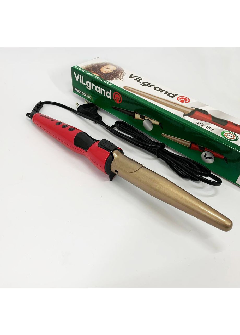 Плойка конусна VHC-3041LC. Колір: червоний Vilgrand (351485758)