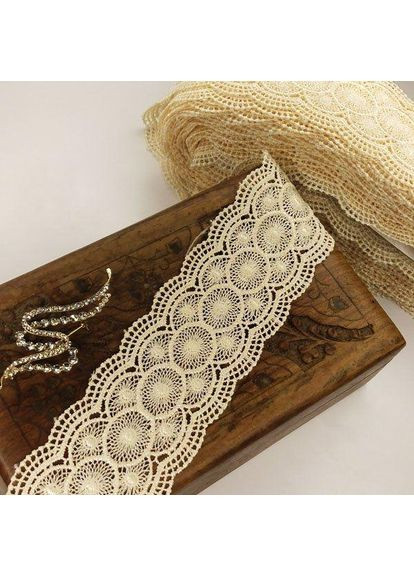 Кружево макраме 6CM (20 м) Цвет-молочный (22-Y10389-2) Plus-plus (352747841)